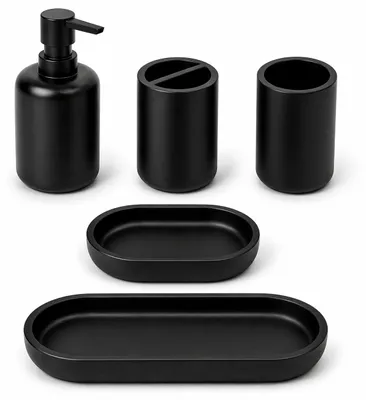 Productafbeelding van Omgoods - Set van 5 Zeepdispensers voor Badkamer