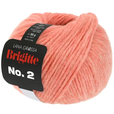 Produktbild von Lana Grossa BRIGITTE NO. 2 50 g hochwertige Mischung aus Schurwolle, Baumwolle und Alpaka 140 m Farbe 046 - Lachs
