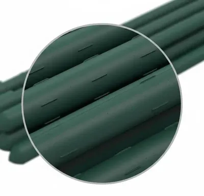 Produktbild von Gartenstäbe - Pflanzenstützen - 30 Stück - 115 cm - Kunststoff - Für Gartenpflanzen - Grün