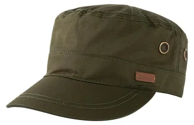 Produktbild von Schirmmütze Herren Schiebermütze Flatcap Baumwolle Army Grün L-XL