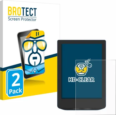 Produktbild von 2x Für PocketBook Verse Pro Schutzfolie BROTECT Displayschutz Display Schutz Folie Klar Transparent
