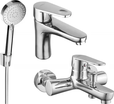 Produktbild von Mexen Kama R75 Badewannenset, Chrom - 72503R75-00