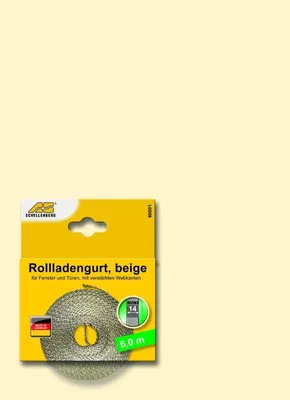 Obrázek produktu pro Rollladengurt 14 mm/6,0 m béžový