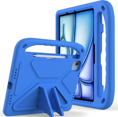 Produktbild von iPad Air 11 (2024/2025/2026) / Pro 11 (2024/2025) Hülle - Coverup Stoßfeste Kinderhülle - Blau