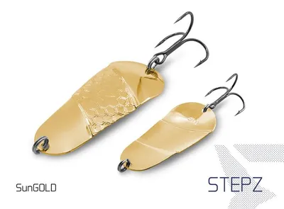 Obrázek produktu pro DELPHIN STEPZ StripSCALE, lžíčková nástraha na dravce, SunGOLD, 101004136