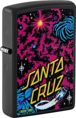 Produktbild von Zippo Feuerzeug Santa Cruz 2021, Benzin, Schwarz Matt