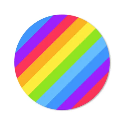 Produktbild von MuchoWow® Mauspad Mousepad Regenbogen - Muster - Stolz 40x40 cm - Mousepads - Maus Mat - Pad - Mausunterlage - Schreibtisch Accessoires