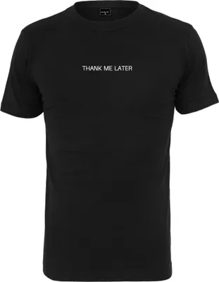 Obrázek produktu pro Pánské tričko Mr. Tee Thank Me Later Tee black - L