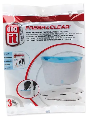 Zdjęcie produktu dla Wkład węglowy i piankowy Dogit do Fresh&Clear 3 szt.