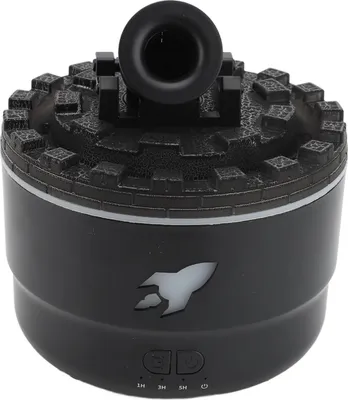 Zdjęcie produktu dla Dyfuzor zapachów USB do aromaterapii olejkami eterycznymi z kolorowym światłem LED Nawilżacz mgiełkowy do domu i pokoju czarny