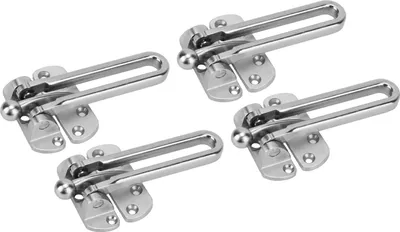 Obrázok produktu pre Swing Bar Lock, Swing Bar Door Guard, Anti Theft Door Buckle, Door Lock Latch, Door Security Guard, Secondary Security Lock