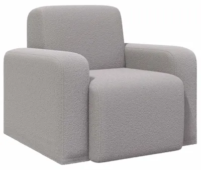 Produktbild von vidaXL Sessel Hellgrau Bouclé