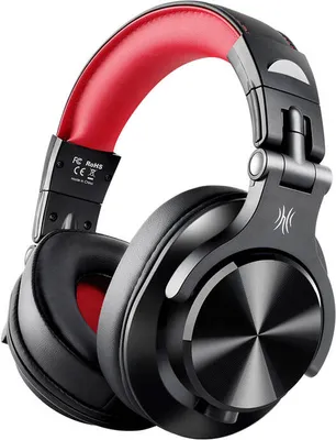 Image de Casque filaire Oneodio A71 (noir et rouge)