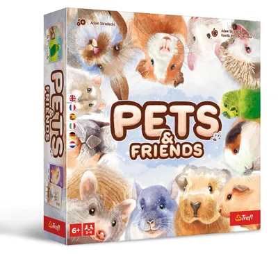 Produktbild von Trefl - Pets & Friends - Familienkartenspiel, Haustiere