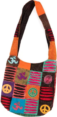 Produktbild von Om Shanti Bag, Patchwork Hippie Tasche, multicolor