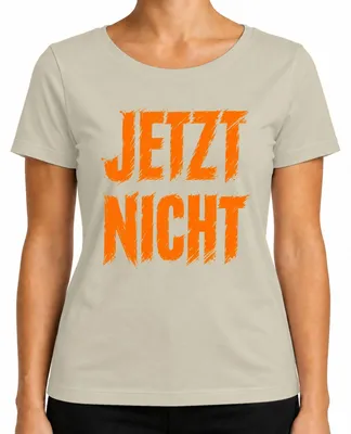 Imagen del producto de Camiseta para mujer con el texto "Ahora no, vago", diseño divertido, ideal para la oficina, con un toque de sarcasmo, color natural, talla XXL