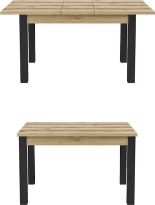 Produktbild von Meublorama DS-HA-OLIN-24NWJC92*2C/54KG, Homeoffice, Rechteckige Form, Braun, MDF-Platten, 950 mm, 1300 mm