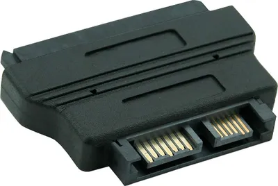 Productafbeelding van InLine® 29612 Adapter, SATA, SATA 22-polige stekker (7+15) naar Slimline SATA 13-polige connector (7+6)