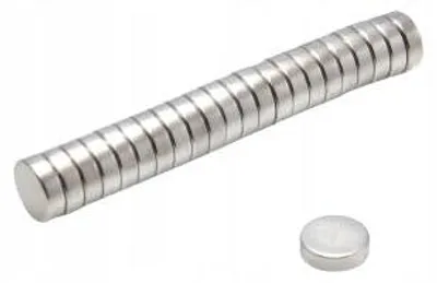 Produktbild von Neodym-Magnet, zylindrisch MW 8x2,5 N38, 50 Stück