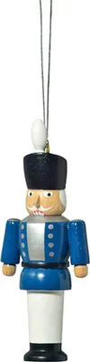Produktbild von Christbaumschmuck " blau" (8cm) Nussknacker von KWO