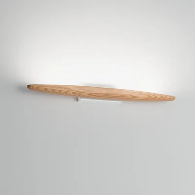 Produktbild von Fabas Luce LED Wandleuchte Ribot 60x90mm 17W Warmweiß Eichenholz dimmbar