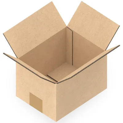 Produktbild von KK Verpackungen 25 Stück Versandkartons 182 x 142 x 124 mm Kartons 2-wellig, Faltkartons