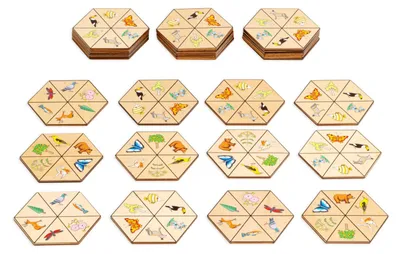 Image de EDUPLAY 120852 Hexagone nature, natur