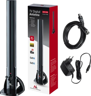 Produktbild von Antena wewnętrzna TV Antena radiowa HDTV DVB-T/T2 H.265 HEVC LTE DAB FM Wzmacniacz 100dBµV Naziemna telewizja cyfrowa