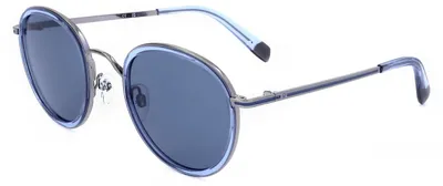 Zdjęcie produktu dla Okulary przeciwsłoneczne męskie Benetton BE5104 Shiny crystal blue 50/25/140