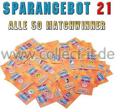 Obrázek produktu pro Match Attax - Spar 21 - Sezóna 10/11 - ALLE 49 Matchwinner