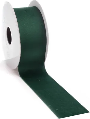 Produktbild von Tischband Dekoband Samt dunkelgrün 4 cm x 5 m