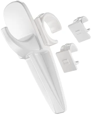 Handtuchhaken für Heizkörper, Weiß, 5er Set, Clip-On