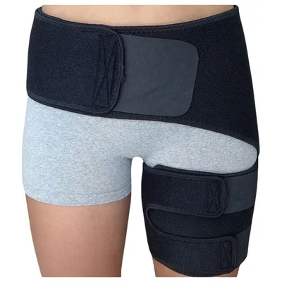 Produktbild von Oberschenkelbandage, Oberschenkel Kompression Hüftbandage für Frauen & Männer