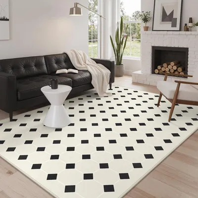 Obrázok produktu pre Moderný abstraktný koberec, umývateľný, rozmer 200 x 290 cm, s protišmykovou vrstvou