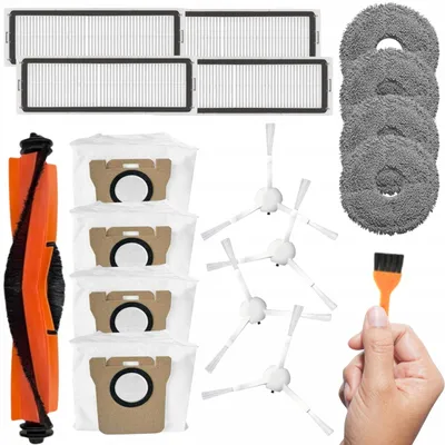 Obrázok produktu pre Príslušenstvo k vysávačom – 18 dielov – kompatibilné s Xiaomi Mi Robot Vacuum X10+ X20+ S10+ – HEPA filter
