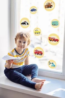 Produktbild von Fenstersticker - Cars Ka-Chow Bubbles - Größe 30 x 30 cm, 2 Bogen
