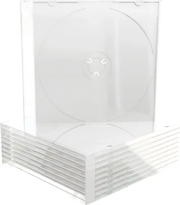 Produktbild von MediaRange CD-Leerhülle schmal für 1 Disc 5.2mm transpa. 10x