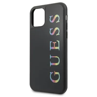 Produktbild von Guess Double Layer Glitter Case - Case for iPhone 11 Pro (Black/Multicolor)