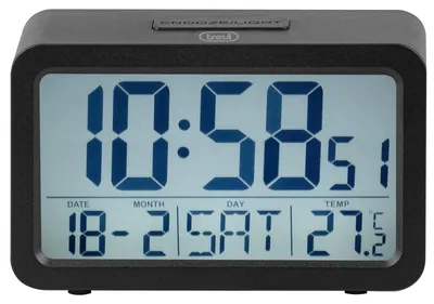 Productafbeelding van Trevi SLD 3P60, Digitaal wekkerradio, Rechthoekig, Zwart, Werkt op batterijen, AA, 103 mm
