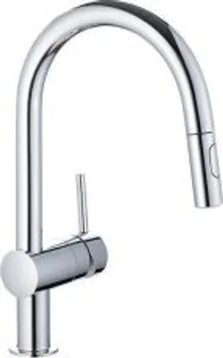 Zdjęcie produktu dla Bateria zlewozmywakowa z prysznicem GROHE Minta chrom 32321002