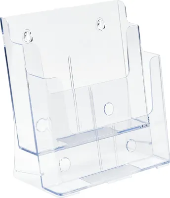 Produktbild von Magnetoplan LHPA421 Prospekthalter ''Classic'', A4 Hochformat,  2 Fächer