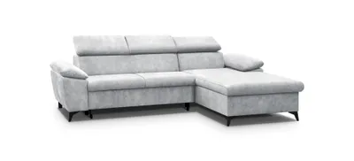 Produktbild von MODERNE UNIVERSAL ECKSOFA COLIN MIT SCHLAFFUNKTION ( Silver – Sally 07)