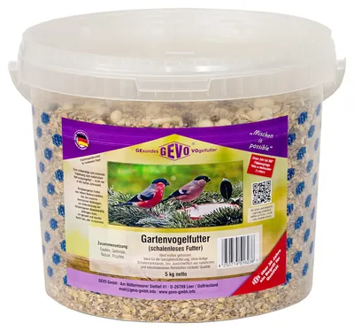 Artikelbild 1 von 'Gartenvogelfutter (5 kg im Eimer)' aus der Kategorie Gartenvogelfutter