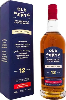 Produktbild von Old Perth 12 Years + Box 700ml 46% Vol.
