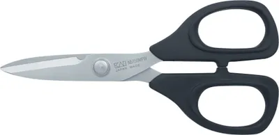 Produktbild von KAI N5150MPW 'N5000' Allzweckschere 150mm mit Mikroverzahnung & Kabelabisolierer, schwarz (1 Stück)