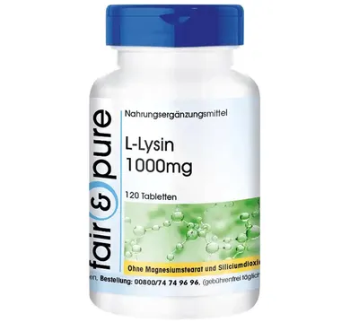 Produktbild von L-Lysin 1000mg