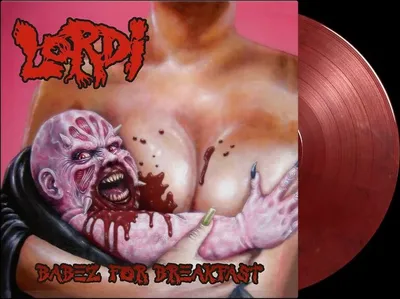 Obrázek produktu pro Lordi: Babez For Breakfast (180g) (Limited Numbered Edition) (Blood Red & Black Marbled Vinyl)