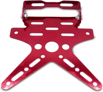 Produktbild von Motorrad Kennzeichenhalter / Nummernschildhalter # NH7 rot