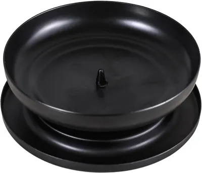 Imagen del producto de Soporte para velas de metal, diseño moderno, diámetro de 10 cm, para corona de Adviento