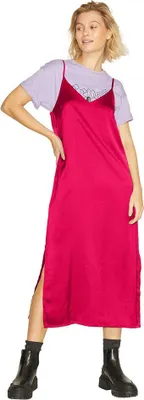 Produktbild von Jack & Jones Cleo Satin Jjxx ärmelloses Midikleid Rot M Frau Rot M